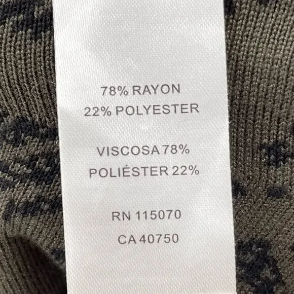 Nina Leonard Curvy Ruffle Hem Sweater Dress Small Dark Academia Witchy Dark Y2K - Picture 8 of 10